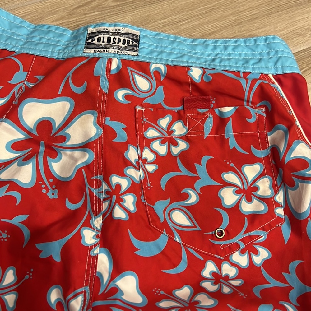 Ralph Lauren swim trunks M 12/14 very cute swimwear - Picture 7 of 7